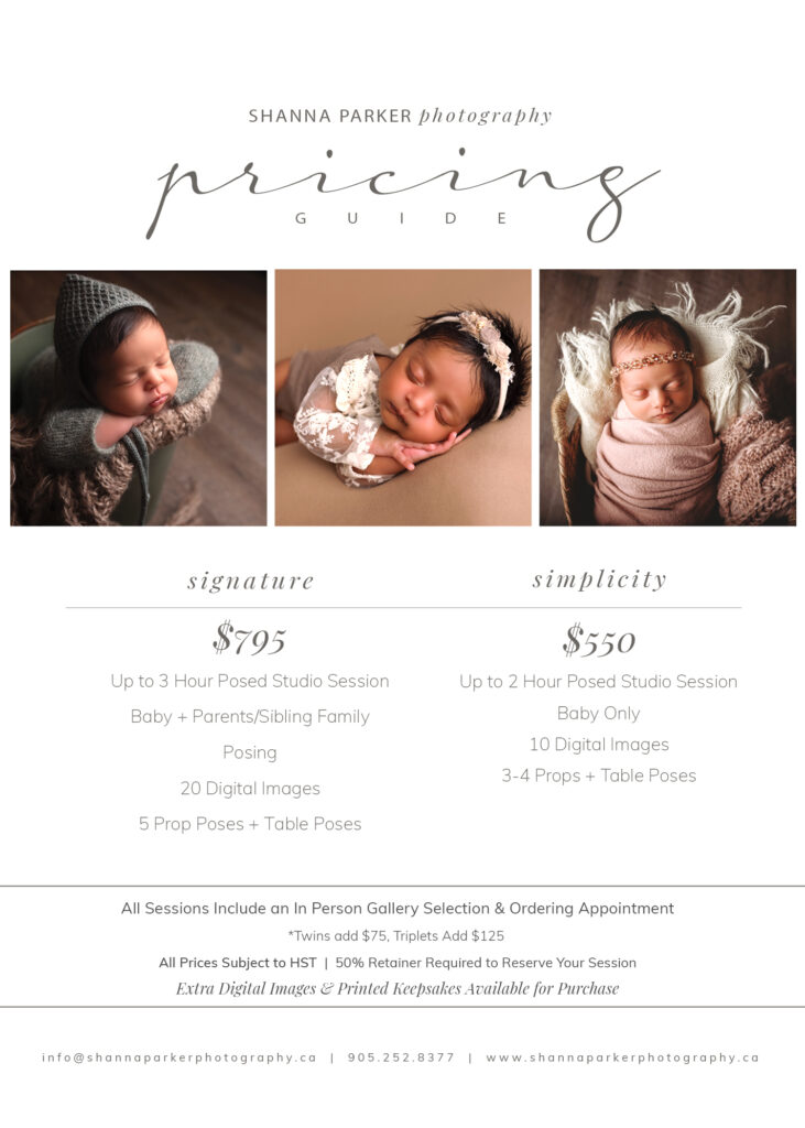 Newborn Pricing